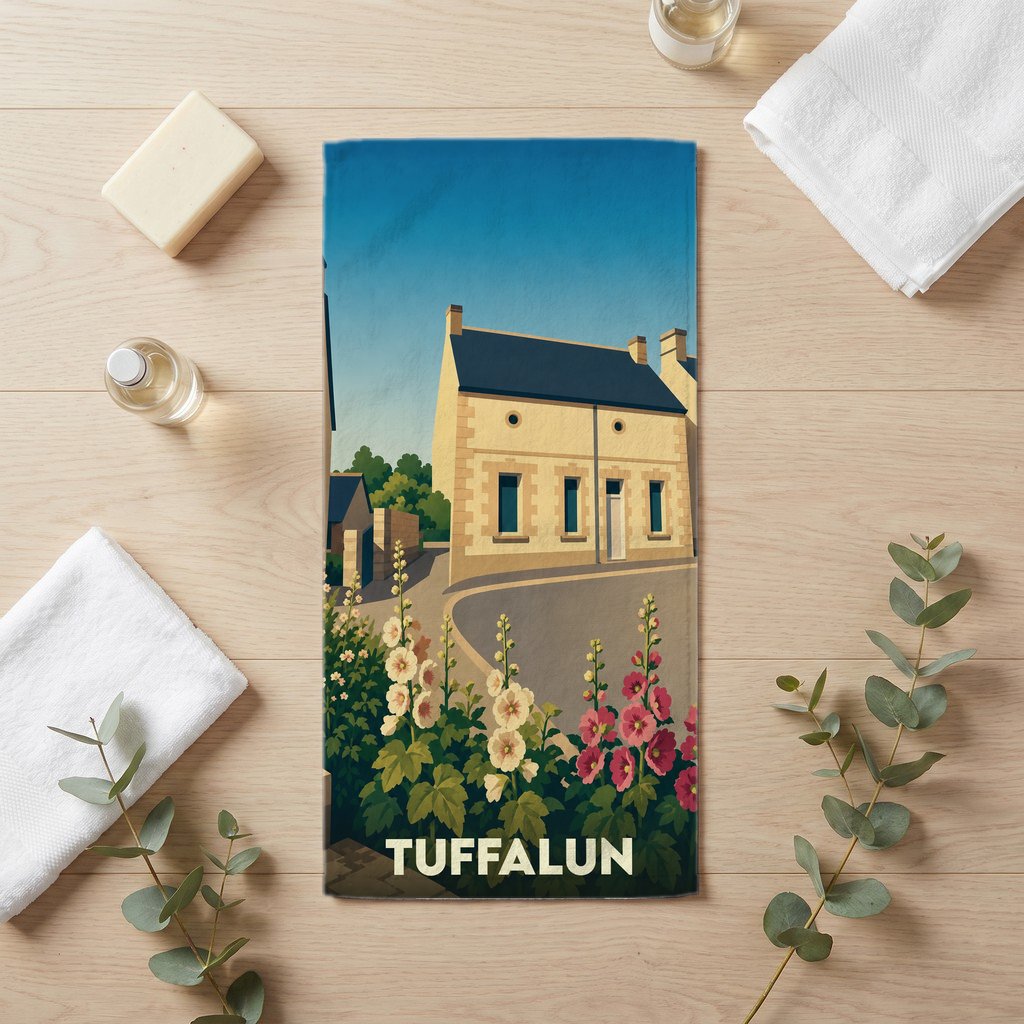 Serviette de bain 30 cm x 60 cm souvenir de Tuffalun