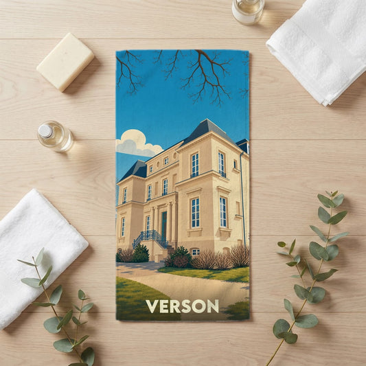 Serviette de bain 30 cm x 60 cm souvenir de Verson