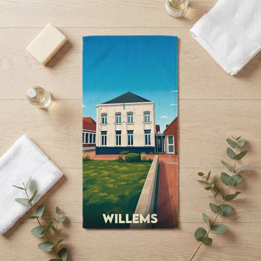 Serviette de bain 30 cm x 60 cm souvenir de Willems