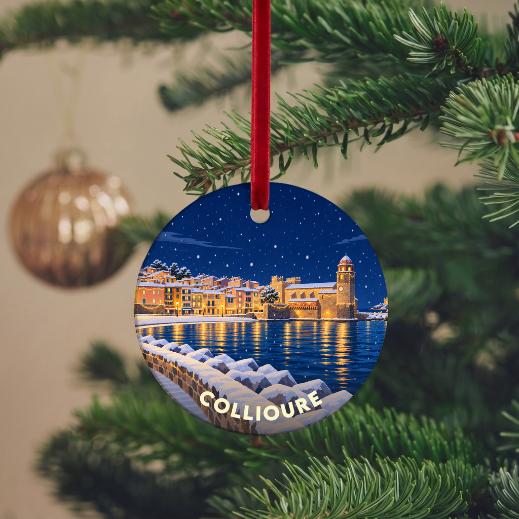 Suspension de Noël Collioure - version Nuit de Noël