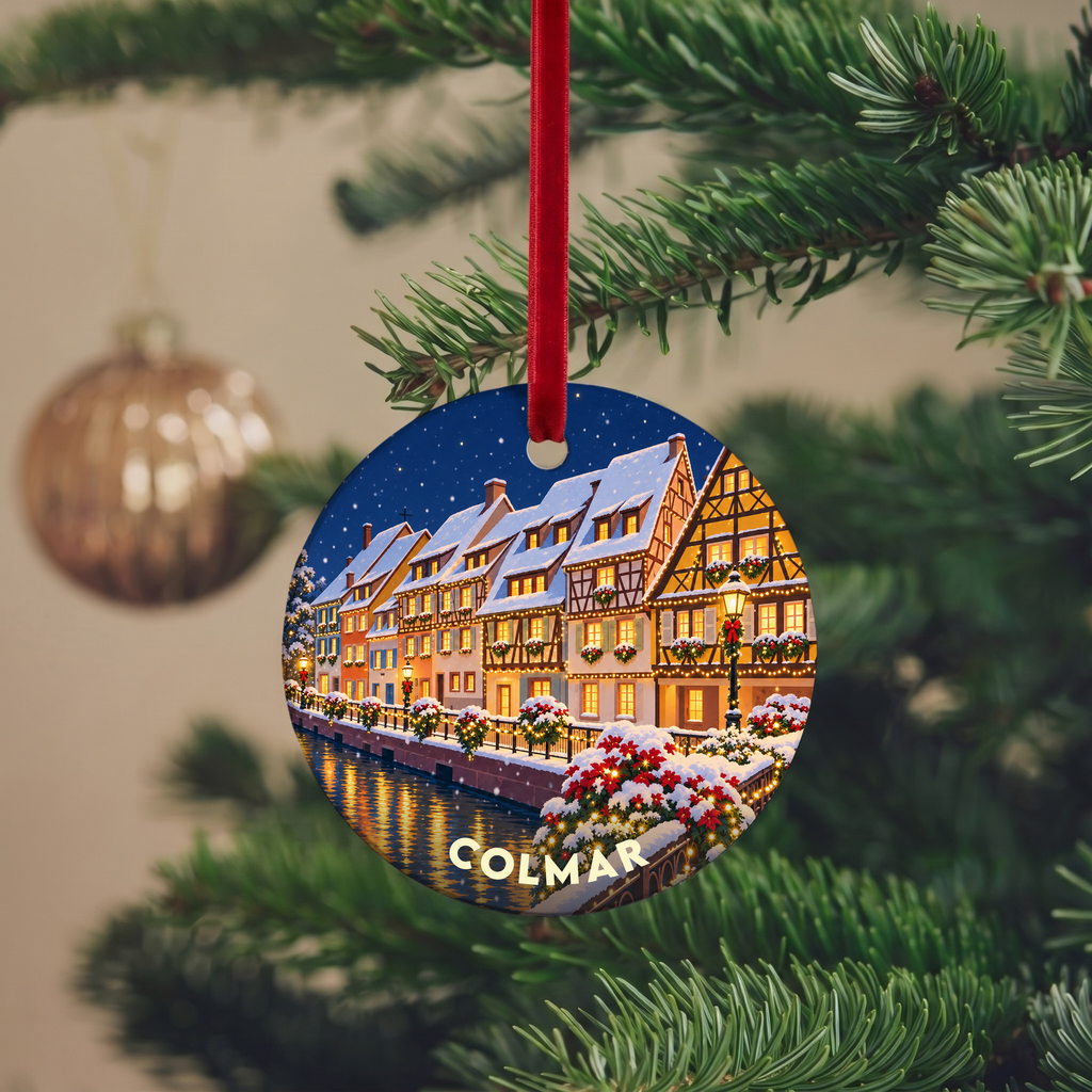 Suspension de Noël Colmar - version Nuit de Noël