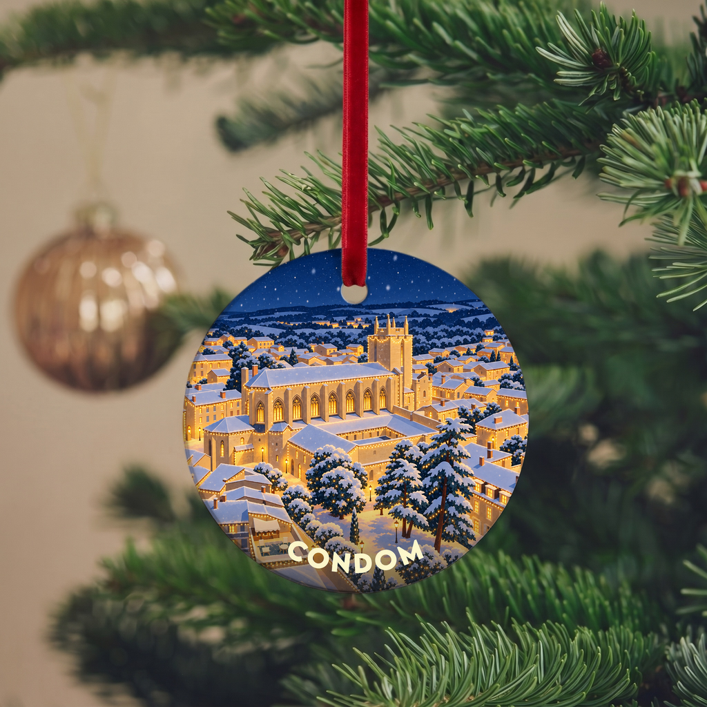 Suspension de Noël Condom - version Nuit de Noël