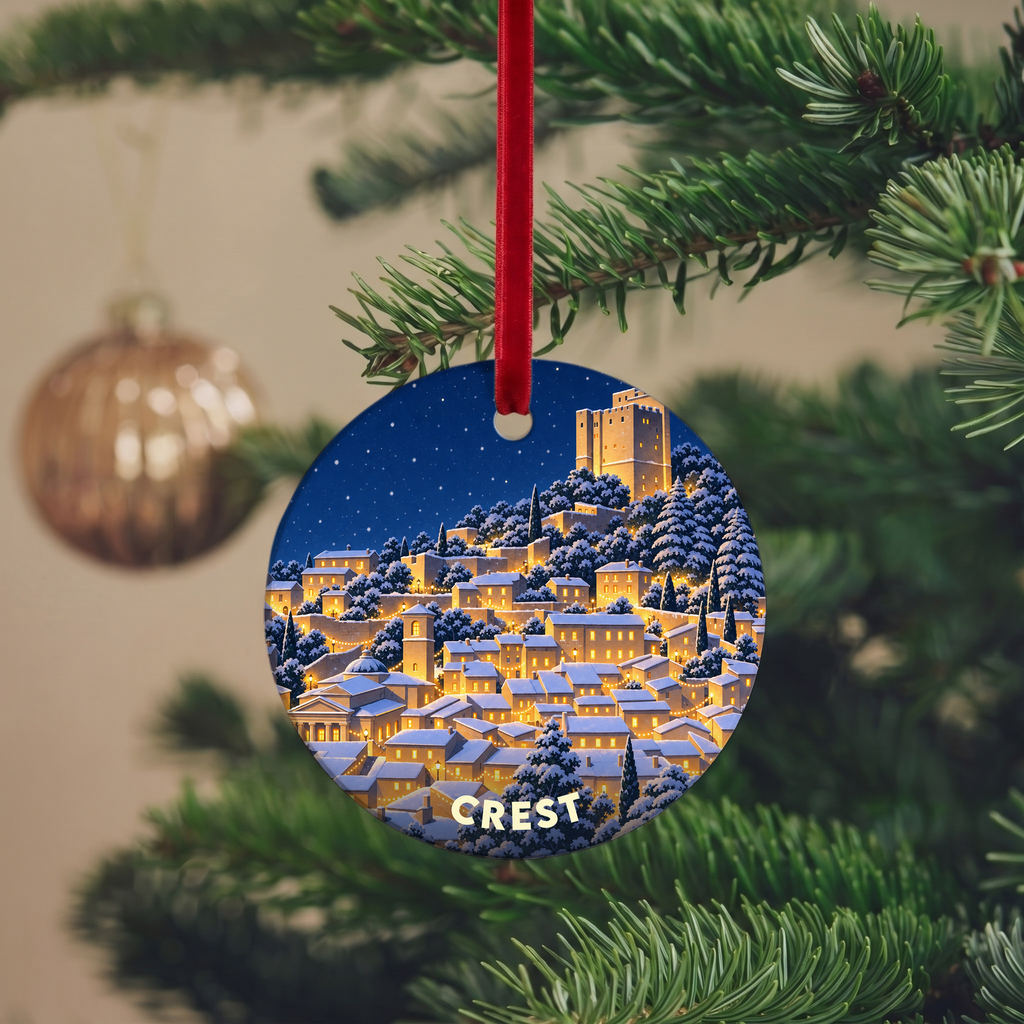 Suspension de Noël Crest - version Nuit de Noël