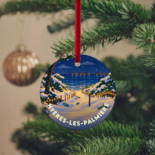 Suspension de Noël Hyères-les-Palmiers - version Nuit de Noël