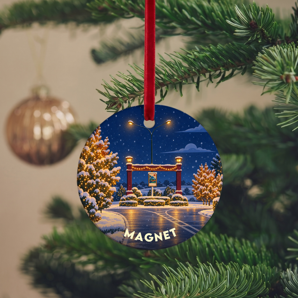 Suspension de Noël Magnet - version Nuit de Noël