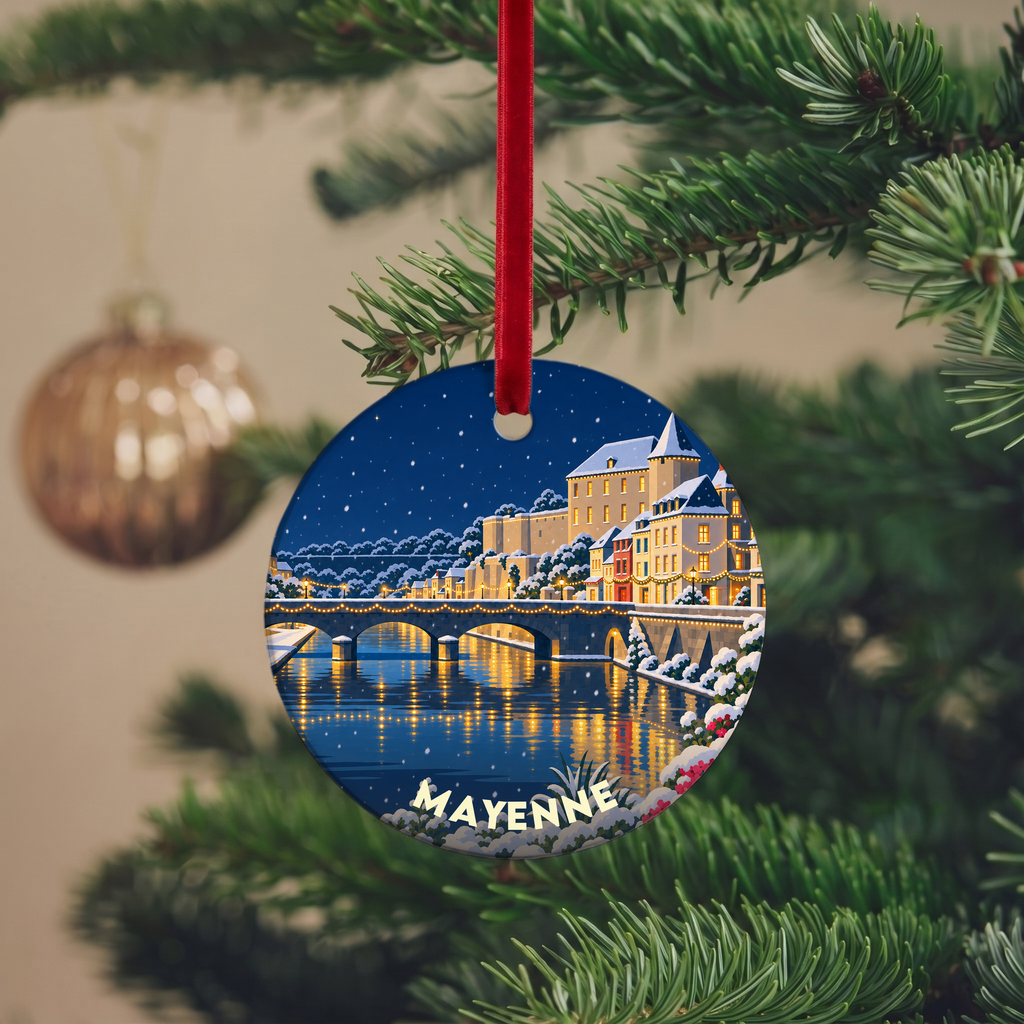 Suspension de Noël Mayenne - version Nuit de Noël