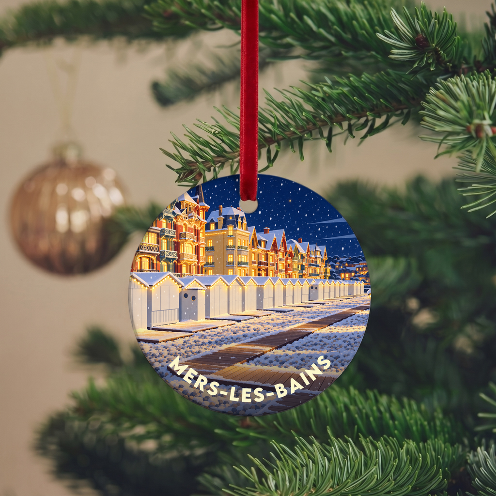 Suspension de Noël Mers-les-Bains - version Nuit de Noël