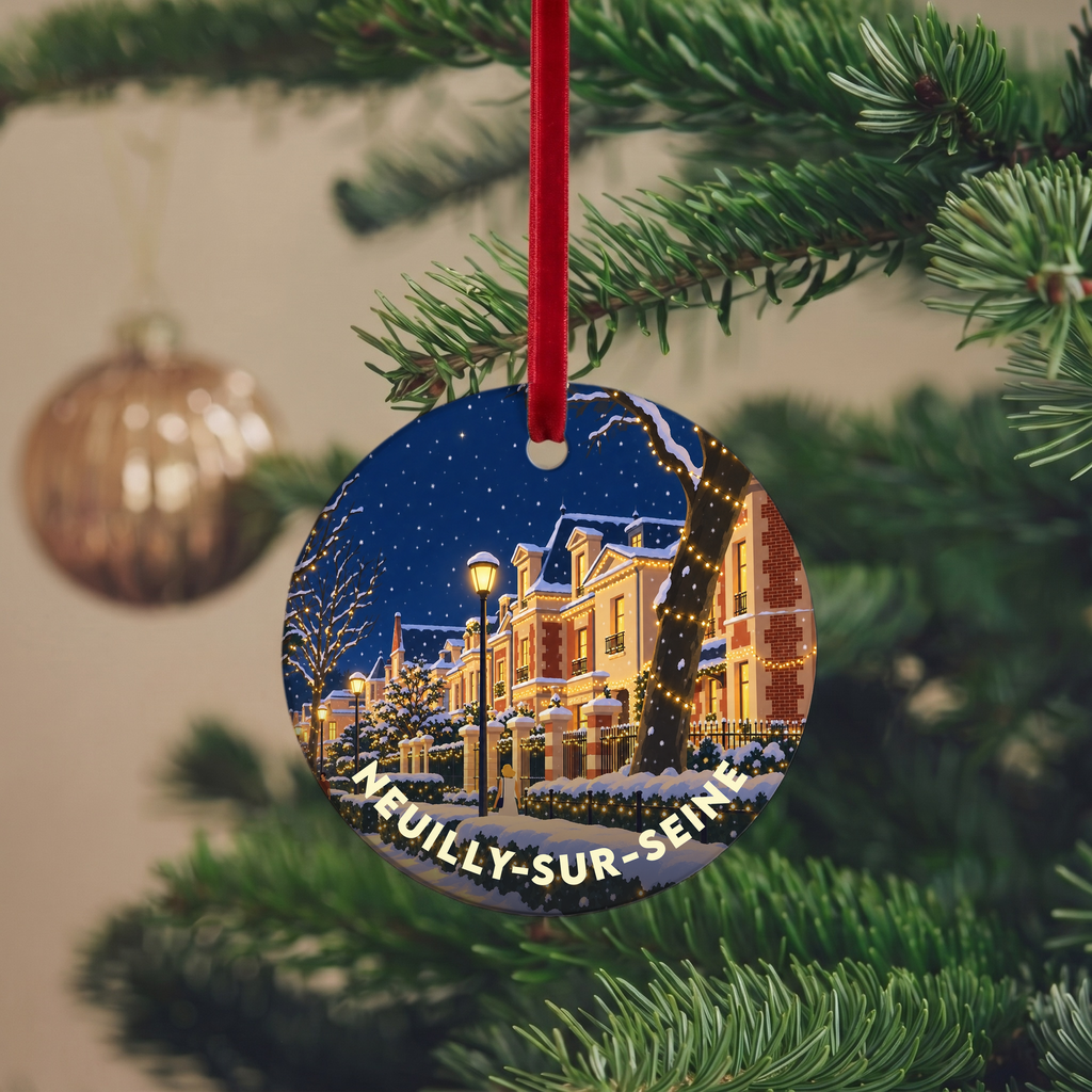 Suspension de Noël Neuilly-sur-Seine - version Nuit de Noël