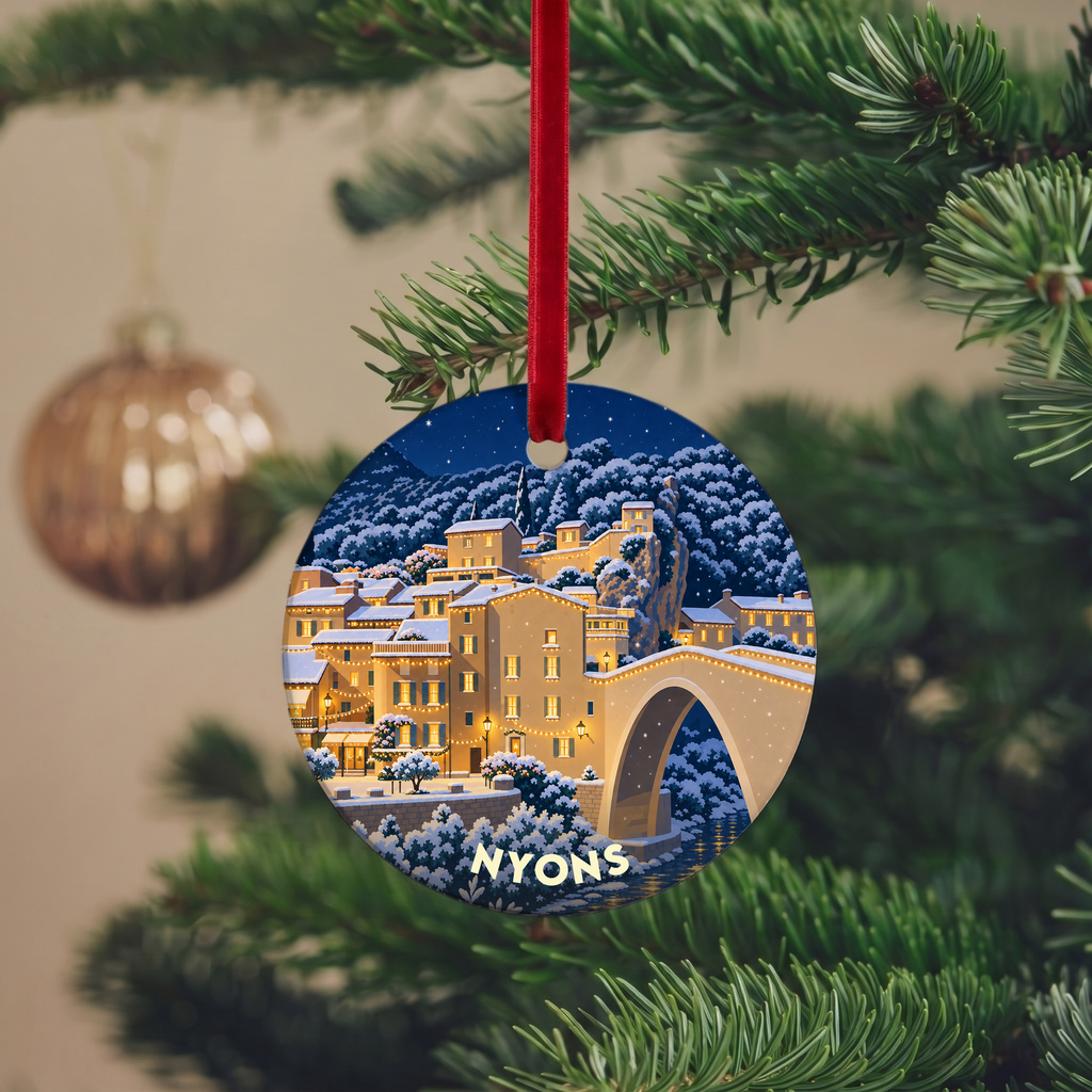 Suspension de Noël Nyons - version Nuit de Noël