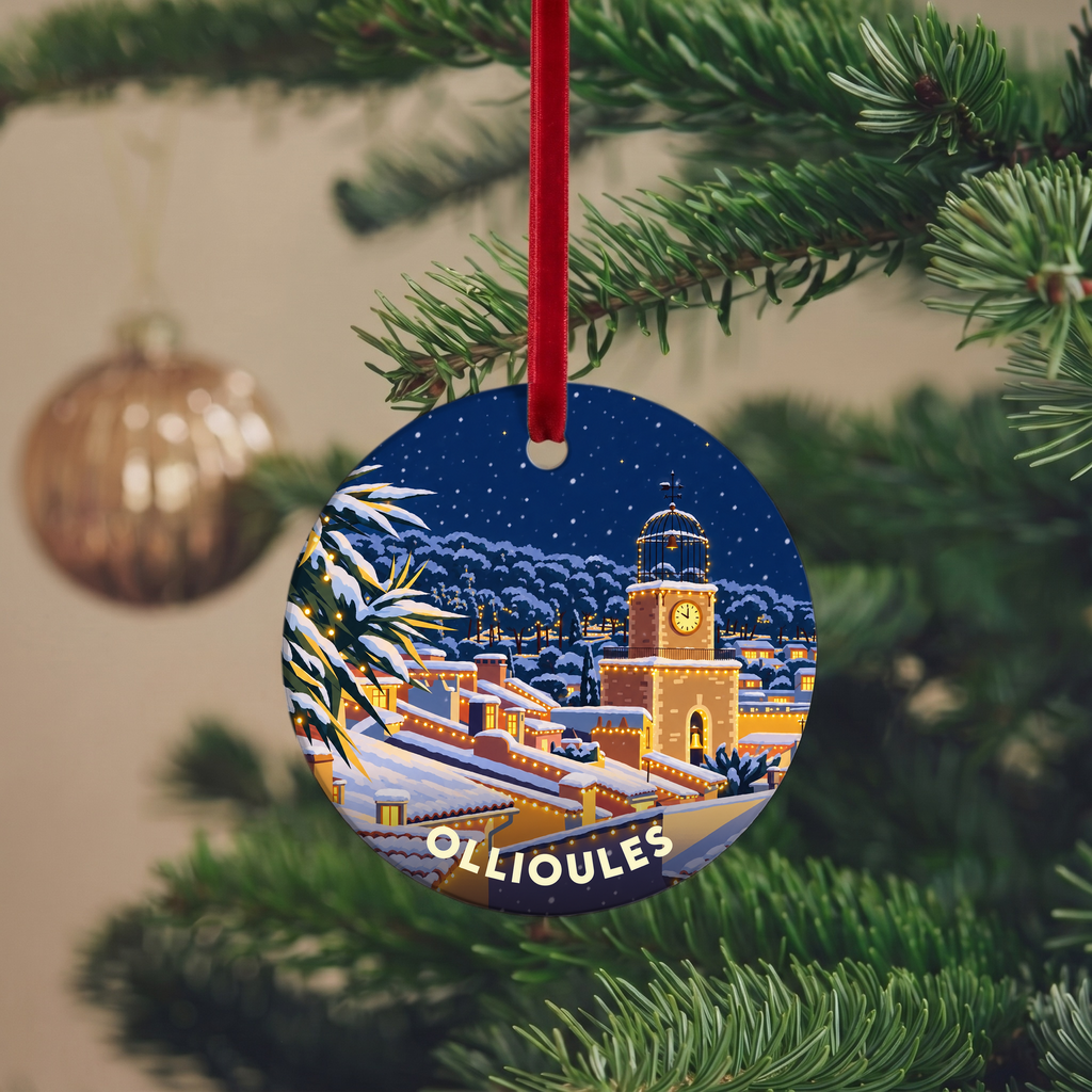 Suspension de Noël Ollioules - version Nuit de Noël