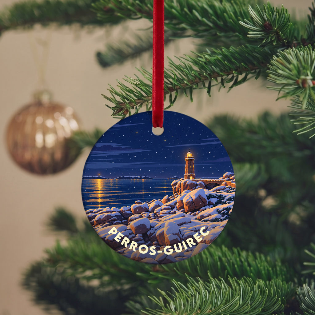 Suspension de Noël Perros-Guirec - version Nuit de Noël