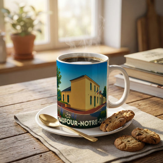 Tasse souvenir de Chaufour-Notre-Dame