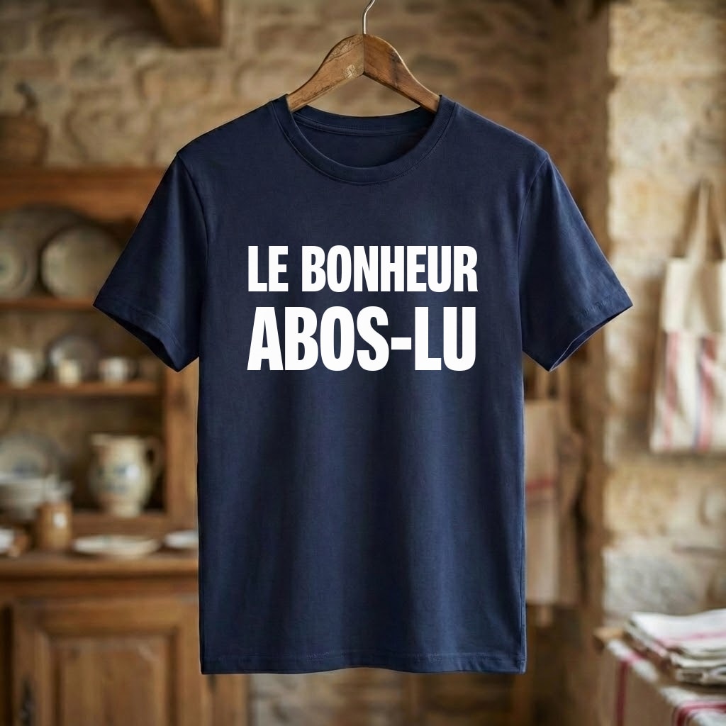 Tee-shirt Bleu marine souvenir de Abos