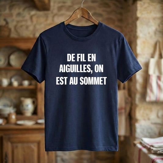 Tee-shirt Bleu marine souvenir de Aiguilles