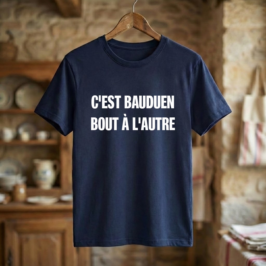 Tee-shirt Bleu marine souvenir de Bauduen