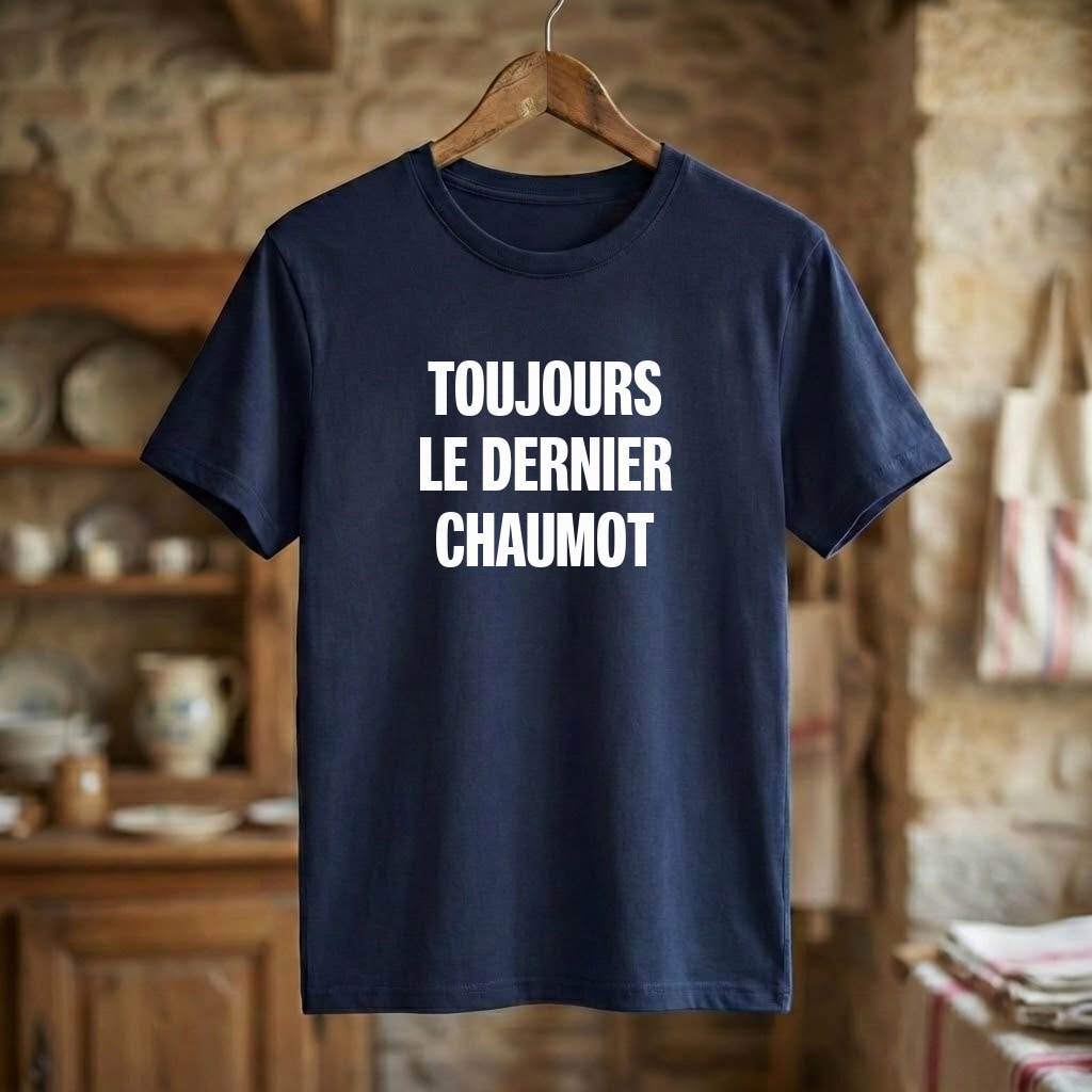 Tee-shirt Bleu marine souvenir de Chaumot (Yonne)