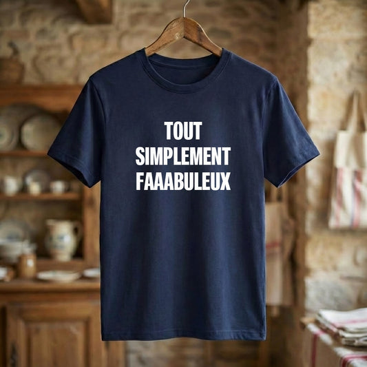 Tee-shirt Bleu marine souvenir de Faaa