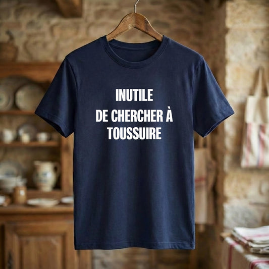 Tee-shirt Bleu marine souvenir de Fontcouverte-la-Toussuire