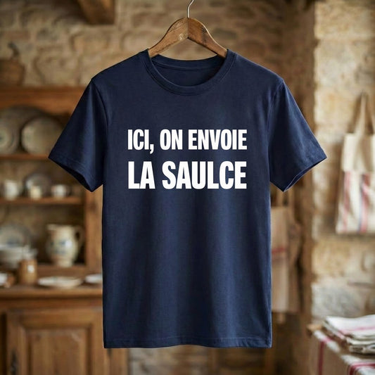 Tee-shirt Bleu marine souvenir de La Saulce