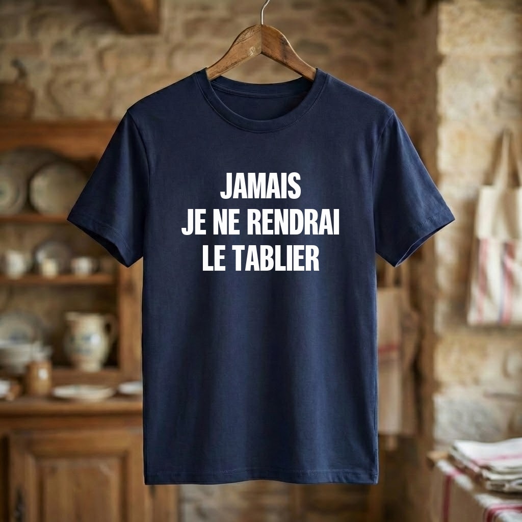 Tee-shirt Bleu marine souvenir de Le Tablier