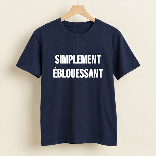 Tee-shirt Bleu marine souvenir de Ouessant