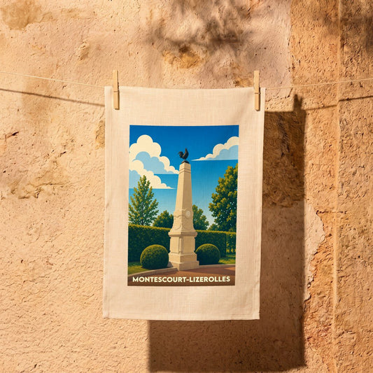 Torchon souvenir de Montescourt-Lizerolles